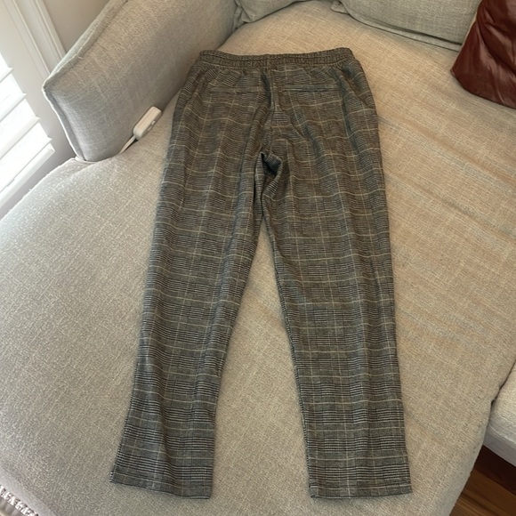 A New Day Brown Plaid Jogger Pant - Picture 3 of 3